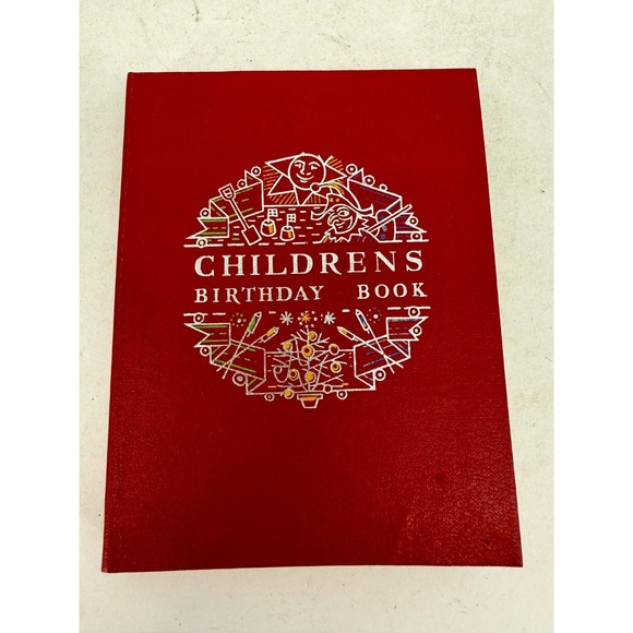 Childrens Birthday Book; by, Margot H. Clow, Collins, 1958 With Decorative Box - Picture 2 of 6